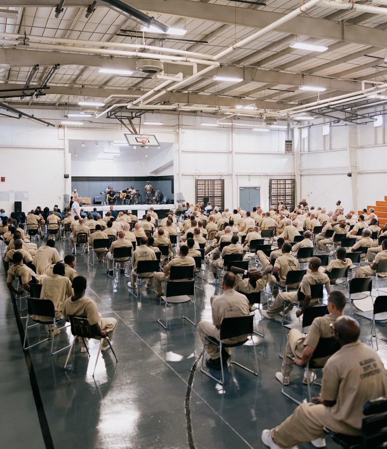 Winner's Circle activation attended by residents at Ventress Correctional Facility in Alabama.